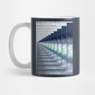 Vaporwave Microsoft paint inception Mug